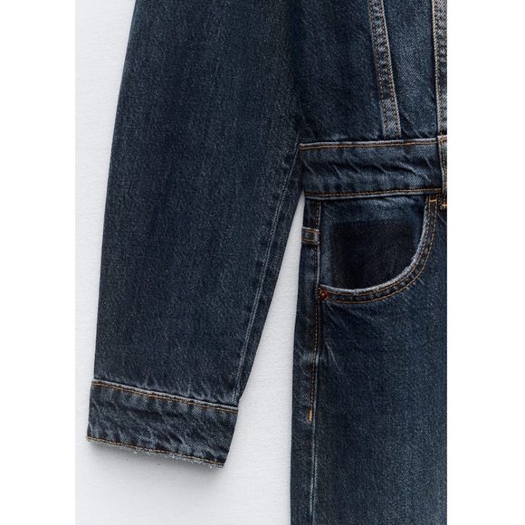Zara Denim TRF Jumpsuit - Picture 7 of 14